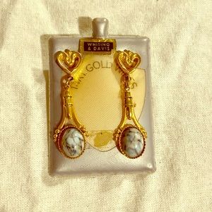 Whiting and Davis Vintage Earrings